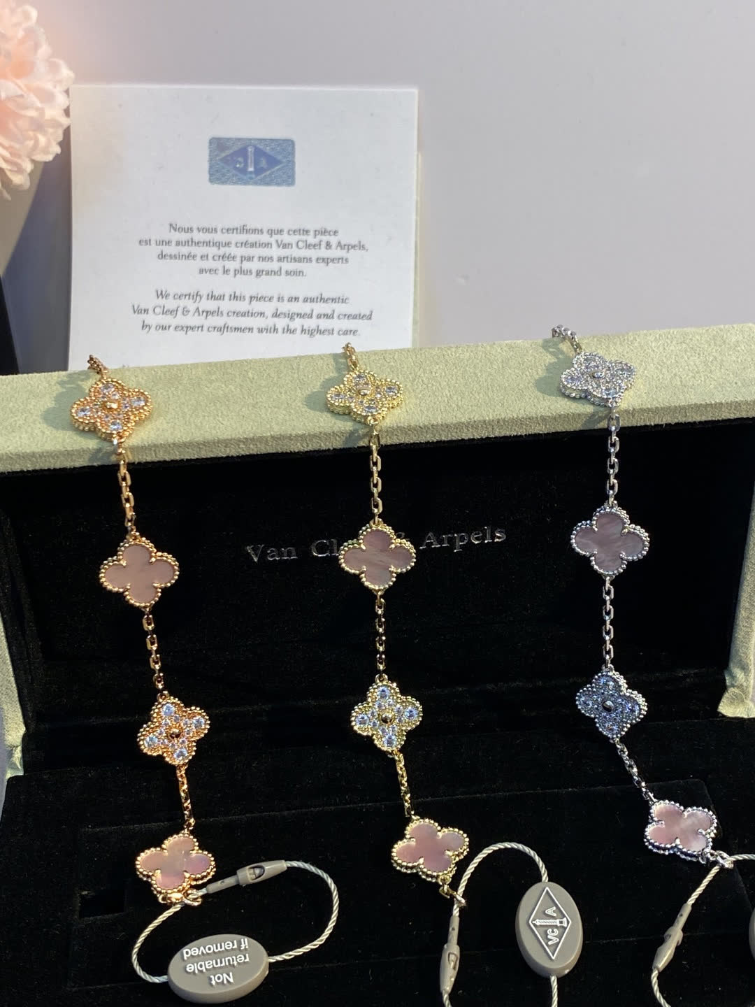 Van Cleef & Arpels Alhambra Pink Gold Bracelet